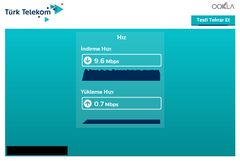  16 mbps turktelekom internet için bu değerler normal mi ?