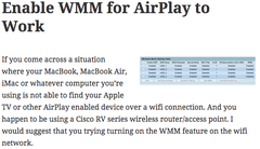  NetMASTER CBW-383Z4 - Airplay Sorunu (son güncelleme ve WMM ile alakalı)