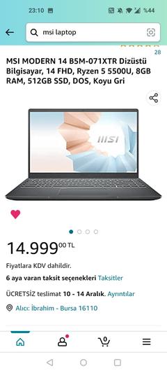 Günlük Kullanım + Biraz da Oyun için Ultrabook Tavsiyesi(15-20k)