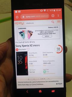 SONY XPERİA XZ 3/32 SATILDI