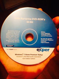  Windows 7 Orjinal CD Kurulum Hatası ACİL :(