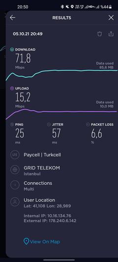 TÜRKİYE 4G/5G HIZ TESTİ HARİTASI