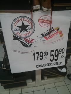 Carrefour da Converse ayakkabi 179 degil 59 TL | DonanımHaber Forum