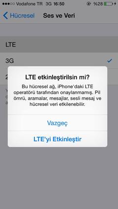  iOS 8.4 veya Daha eski sürümler için 4.5G sorunu yaşayanlar buraya