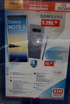 Bim note 8.. 3299tl