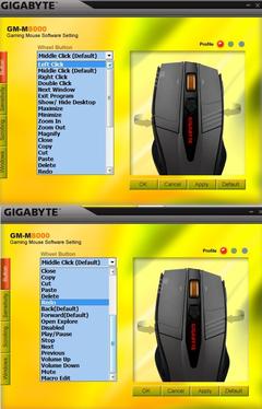  (STOK BİTTİ)GİGABYTE M8000 OYUNCU MOUSE 40tl.KARGO BEDAVA.