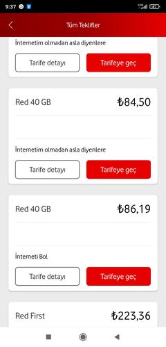 Vodafone Red Tarifeleri Ve Pass Özellikleri//