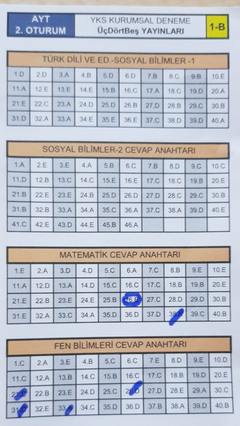 345 ayt kurumsal 1 cevap anahtarı