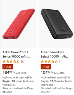 SADECE KALİTELİ POWERBANK ve TELEFON SARJ ÜRÜNLERİ FIRSATLARI (Resimli ve Linkli)