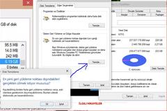  Windows 10 Disk alanını dolduruyor