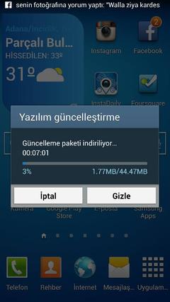  Samsung S4 Güncelleme