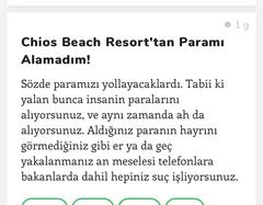 Chios Beach Resort OTEL DOLANDIRICILIĞI BÜYÜK VURGUN!!
