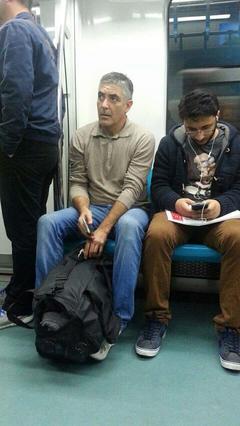  George clooney İstanbul metrosunda