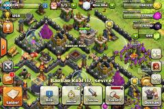  Clash of Clans 100lvl Üst seviye uygun fiyat =250tl