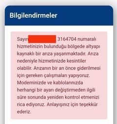 Turknet Yapa'dan Vae geçiş internet ve telefon yok