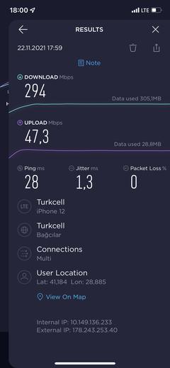 TÜRKİYE 4G/5G HIZ TESTİ HARİTASI