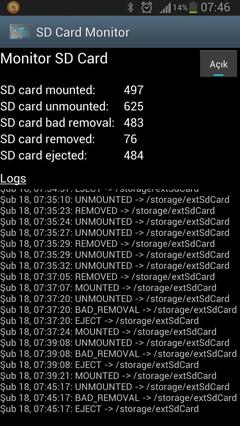 SD Card beklenmedik şekilde çıkarıldı' hatası | DonanımHaber Forum