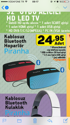 A101 De Bluetooth kablosuz hoparlör 24,95₺ | DonanımHaber Forum