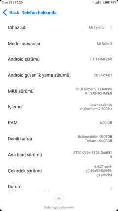 Xiaomi Mi Note 3 Kullanıcı Kulübü [ANA KONU]