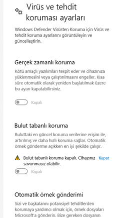 Windows Defender açılmıyor!