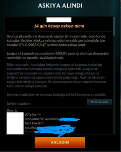  Riot çalışıyor tribunal??