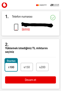 Vodafone TL Yükleme Oyunu