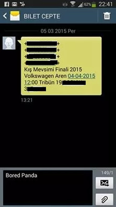  2li Kış Mevsim Finali 2015 Volkswagen Arena bileti satıyorum