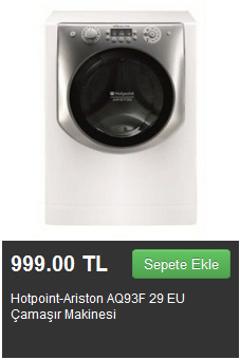 Hotpoint-Ariston AQ93F 29 EU Aqualtis 9 Kg 1200 Devir Çamaşır Makinesi 999  TL + 100 TL Hediye Çeki | DonanımHaber Forum
