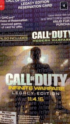  Call of Duty: Infinite Warfare ( Xbox )