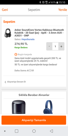 Anker SoundCore Vortex Kablosuz Bluetooth Kulaklık HB İndirimi