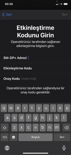 iPhone eSIM hakkında