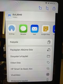 Djı osmo pocket kayıt sorunu