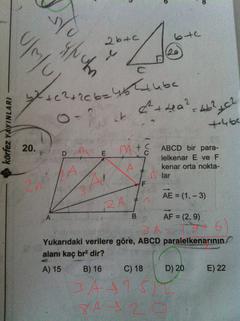  2 Geometri sorum var arkadaşlarım bakar mısınız?