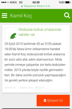 25 Eylul 2015 Kamil Koc Rezaleti