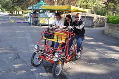 4 Tekerlekli direksiyonlu bisiklet ve Park