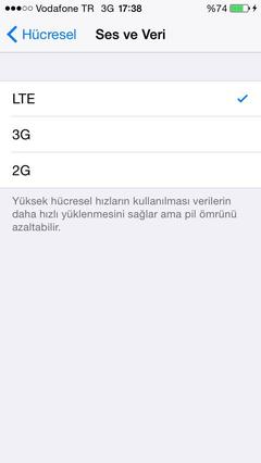  iOS 8.4 veya Daha eski sürümler için 4.5G sorunu yaşayanlar buraya