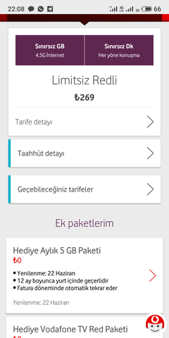 Vodafone Limitsiz Tarifeler! (ANA KONU)