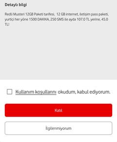 Vodafone Red Tarifeleri Ve Pass Özellikleri//