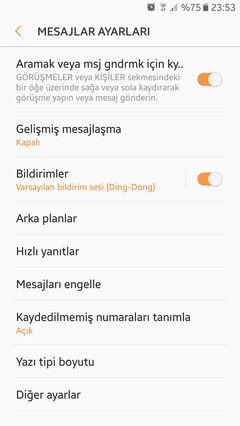 S7 SMS Bildirim Sesi Gelmiyor | DonanımHaber Forum