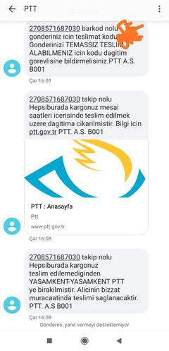 Ptt Kargo Beni Evimde Bulamadı - Destek Lütfen