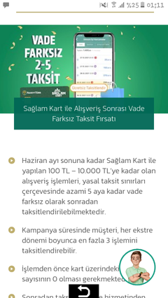 KuveytTürk sağlam kart sonradan taksit kampanyası