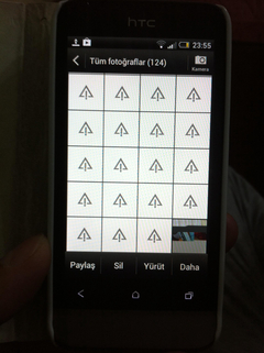  Htc one v resim sorunu