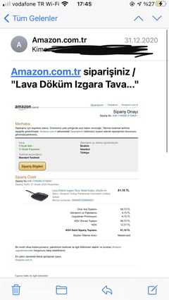 Amazon.com.tr İndirimli Sattığı Ürünü Temin Edemedik Deyip Göndermiyor