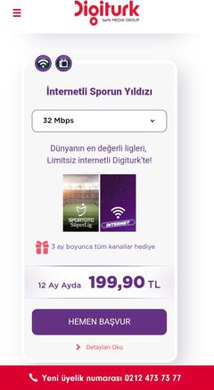 Digiturk Süperlig Ayda 109 TL (BİTTİ) 4K gelebilir