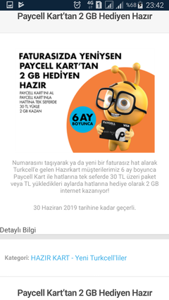 Turkcell 50 TL'ye kadar bol internetli tarife önerisi