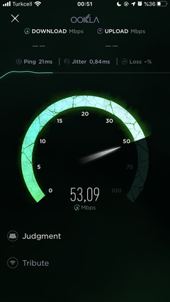 Ookla Speedtest Easter Egg Buldum SS li