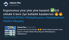 Tahmin Plus Günün Kuponu 27.09.17