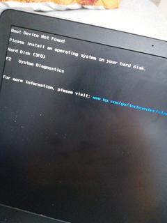 Boot Device Not Found