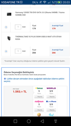  2 bin Tl ye vatanbilgisayardan sistem önerisi ? ( uzmanlar içeri )