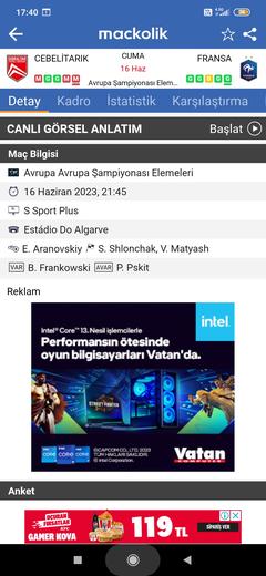 Turkcell Goller Cepte Maç Seçimi